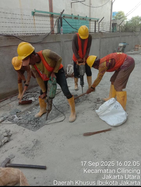 Foto sampul untuk proyek Persiapan Jalur Boring Bawah Beton di Cilincing