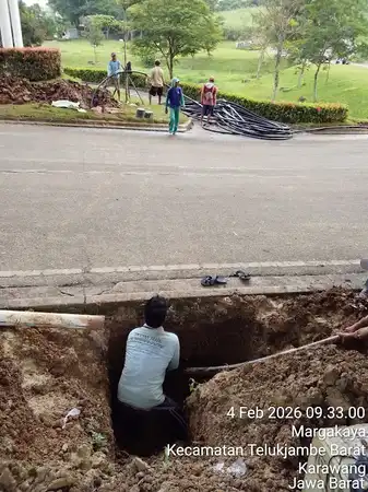Gambar sampul untuk Proyek Kabel PLN Telukjambe Karawang: Teknik Hybrid