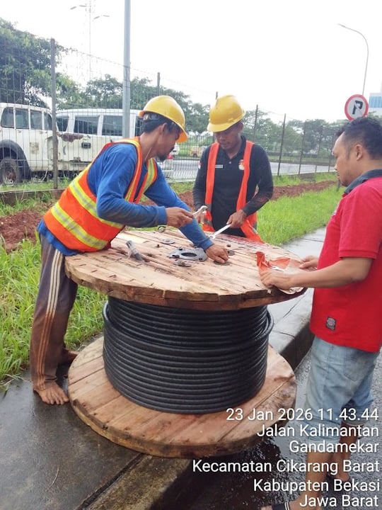 Proyek Boring Horizontal (Rojok) di Bekasi