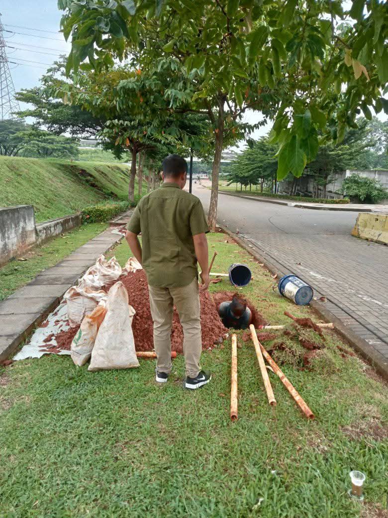 Ilustrasi untuk layanan Jasa Boring Horizontal (Rojok)
